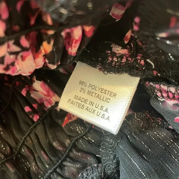 MISA Los Angeles Roisin Dress Black & Pink - Picture 10 of 12